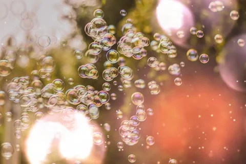 Water droplets in sunlight Stock Footage 202391758