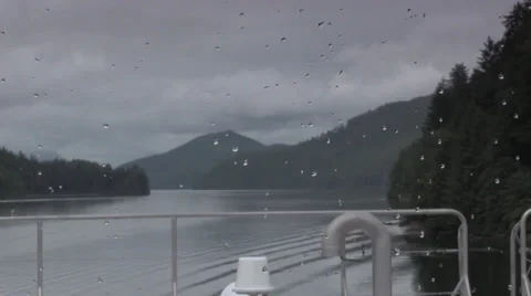 Water droplets on window Stock Footage 29047850