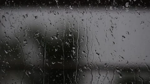 Water droplets on window. Video stock 132451846
