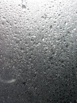 Water Droplets Window Stock Photos