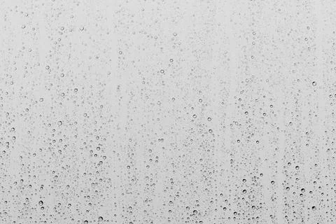 Water droplets on the window Stock Photos