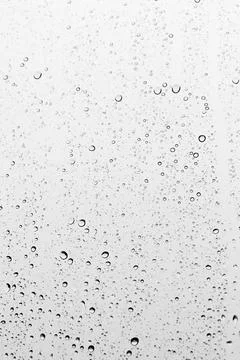 Water droplets on the window Stock Photos