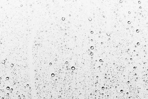 Water droplets on the window Stock Photos