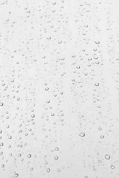 Water droplets on the window Stock Photos