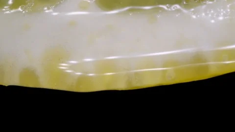 Water Dropping On A Lemon Slices Stock Footage 97292311