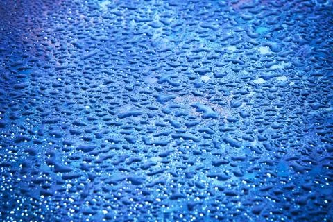 Water drops on abstract background Stock Photos