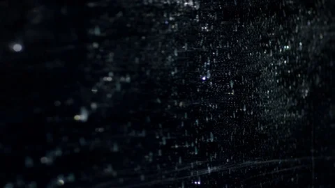 Water drops on abstract black background Stock-Footage 78995533
