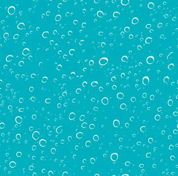 Water Drops Abstract Texture Seamless Pattern Illustrazione stock