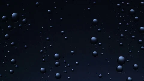 Water drops background. Drops flow down the glass Video stock 75943565