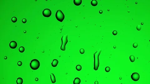 Water drops background. Drops flow down the glass Video stock 75944144