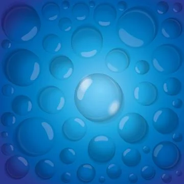 Water drops background Stock Illustration