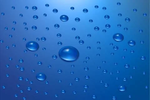 Water drops background Illustrazione stock