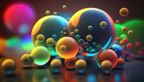 Water drops in black background. Stock Illustration