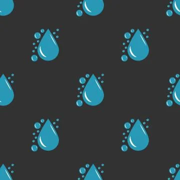 Water drops bubbles pattern Stock Illustration