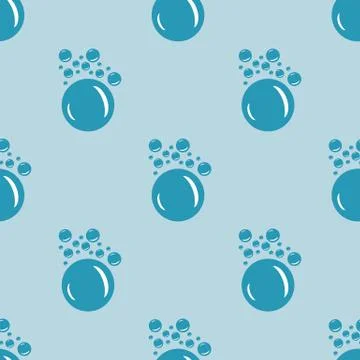 Water drops bubbles pattern Stock Illustration