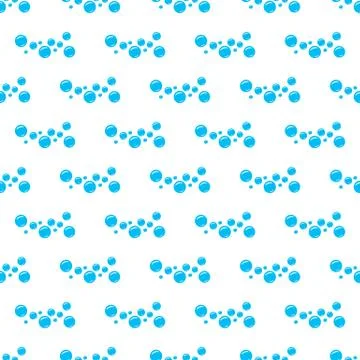 Water drops bubbles pattern Illustrazione stock