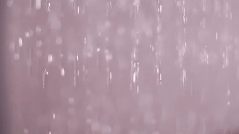Water drops falling from shower bathroom slow motion Stock Footage 84911569