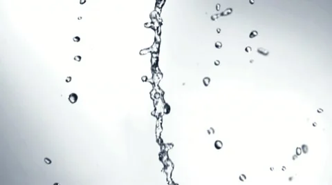 Water drops falling in Slow Motion Stock Footage 11612296
