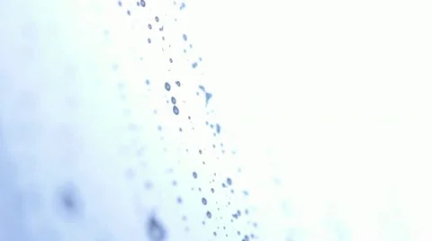 Water drops flowing 14 Stock Footage 11900142