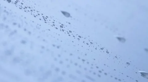 Water drops flowing 16 Stock Footage 11900166