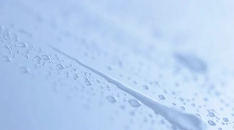 Water drops flowing 19 Stock Footage 11900173