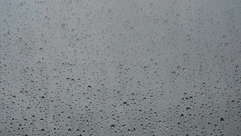 The water drops flowing on the window. time lapse Stock Footage 132601924