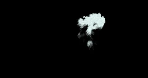 Water drops fly and fall, motion graphics of rain on a black background Illustrazione stock