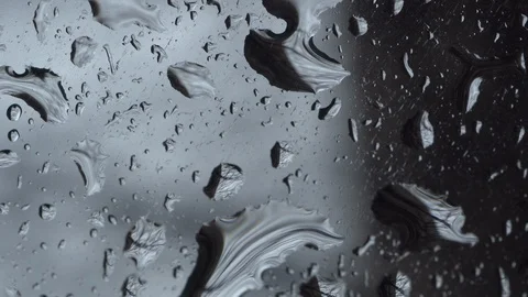 Water drops on the glass Stock Footage 98968087