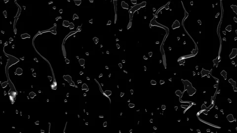 Water drops on glass Видео 287004433