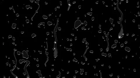 Water drops on glass Видео 287004436
