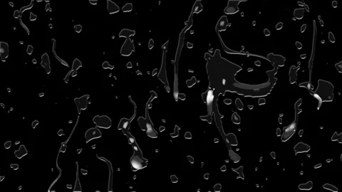 Water drops on glass Видео 287005285