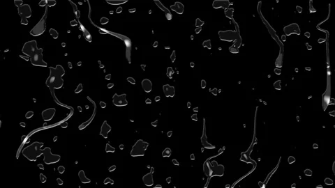 Water drops on glass Видео 287005392
