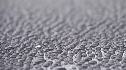 Water Drops on a Gray Background close-up. Water droplets background. 库存影片 121282769