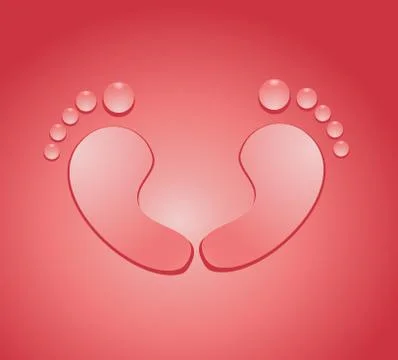 Water drops heart shape 스톡 일러스트
