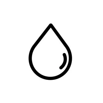 Water drops icon Illustration