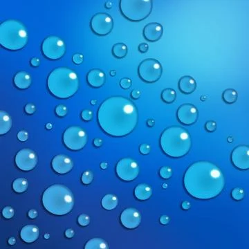 Water drops Stock Illustration