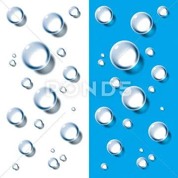 Water drops Stock Illustration