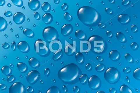 Water drops Stock Illustration