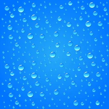 Water Drops Stock Illustration