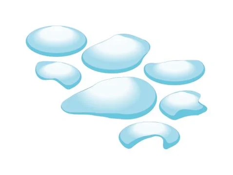 Water drops Stock Illustration