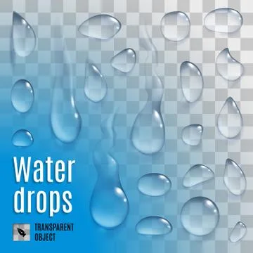 Water drops Stock Illustration