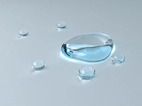 Water drops Stock Illustration