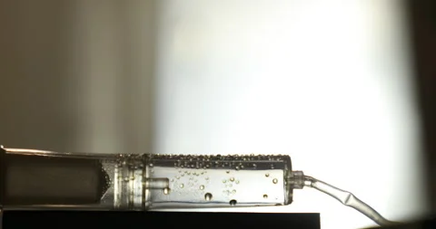 Water drops on Injection Stock Footage 244286597