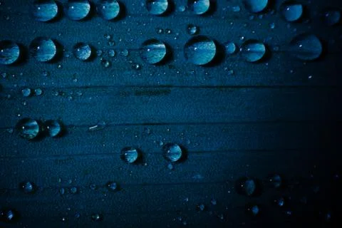 Water drops on a leaf Foto stock