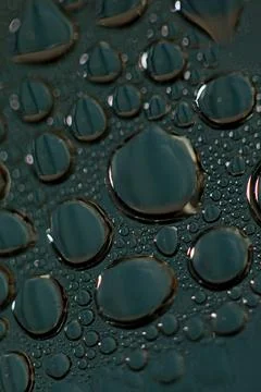 Water drops macro background modern high quality prints Stock Photos