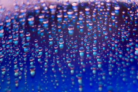 Water drops, macro Stock Photos