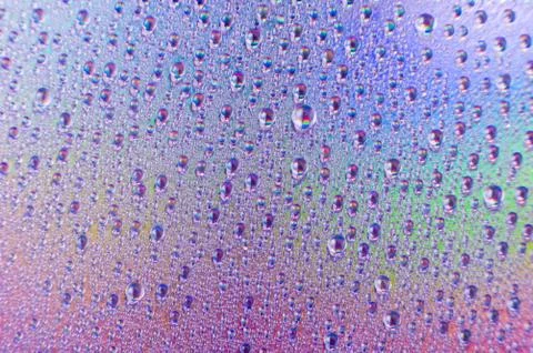 Water drops, macro Stock Photos