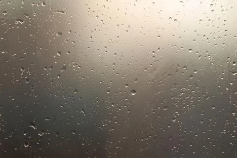 Water drops on the nylon surface Stock Photos