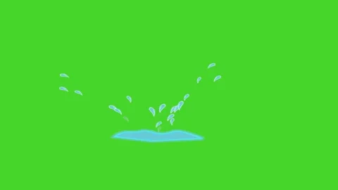 Water drops or tears that spread from center of page and source to surroundings. Stock Footage 285954445