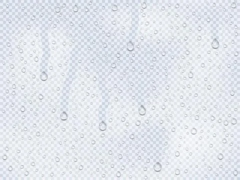 Water drops overlay Stock Illustration